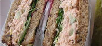 Alaska Salmon Salad Sandwich