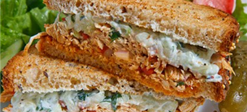 Chicken Salad Sandwich with Lemon-Herb Dressing