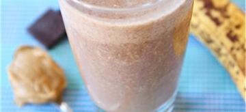Chocolate Peanut Butter Banana Smoothie