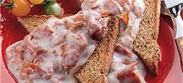 Creamed Dried (Chipped) Beef Over Toast