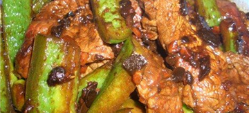 Fried Beef with Green Peppers