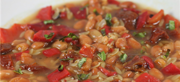 Hearty Basil and Bean Soup