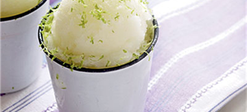 Lemon Basil Sorbet