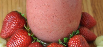 Non-Fat Low Calorie Strawberry Smoothie