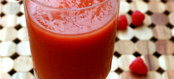 Papaya Raspberry Smoothie