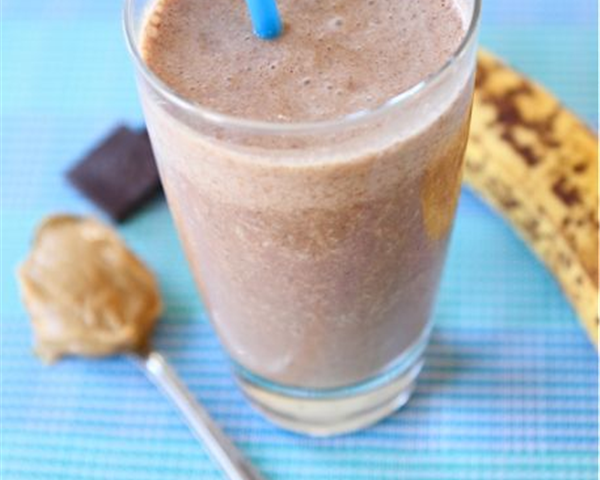 Chocolate Peanut Butter Banana Smoothie