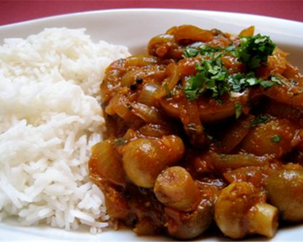 Curried Mushrooms