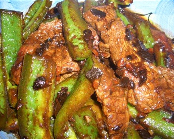 Fried Beef with Green Peppers