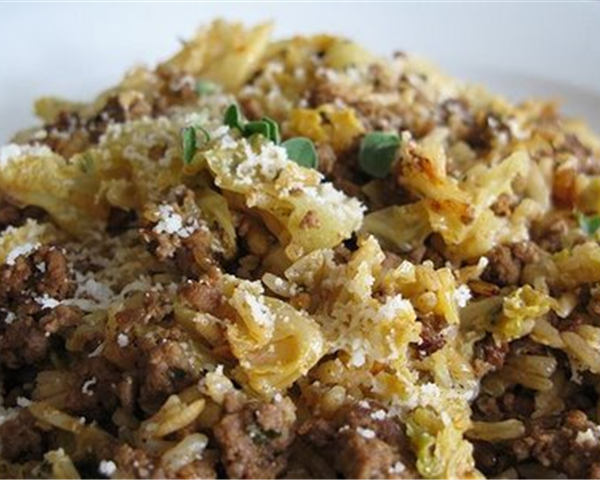 Ground Beef and Rice  Casserole