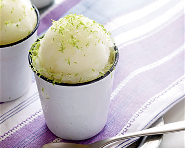 Lemon Basil Sorbet