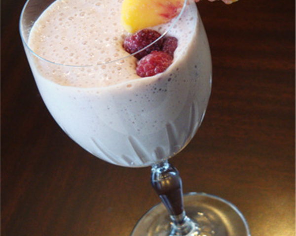 Peach Melba Smoothie