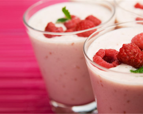 Raspberry Peach Smoothie