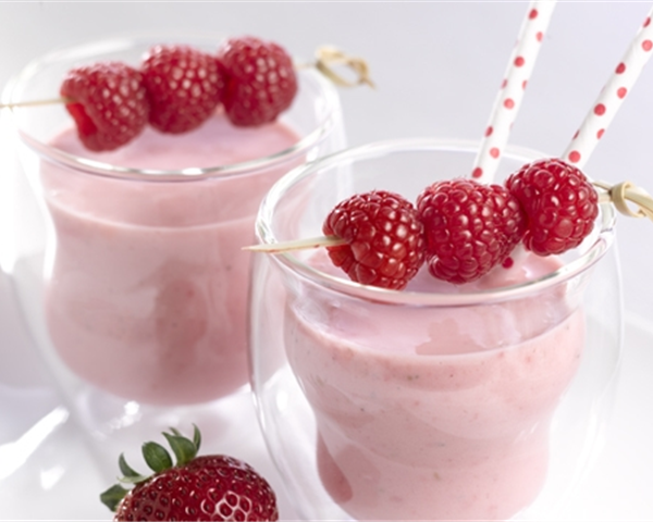 Raspberry Smoothie (Low Fat)