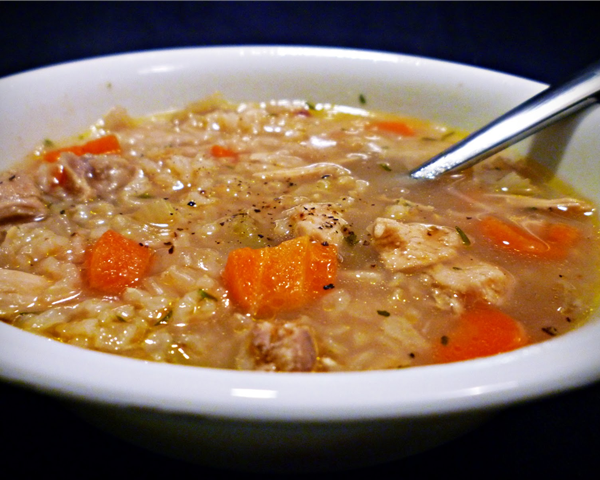 Slow Cooker Chicken and Rice Soup