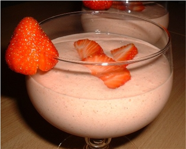Strawberry Fruit Frost Smoothie